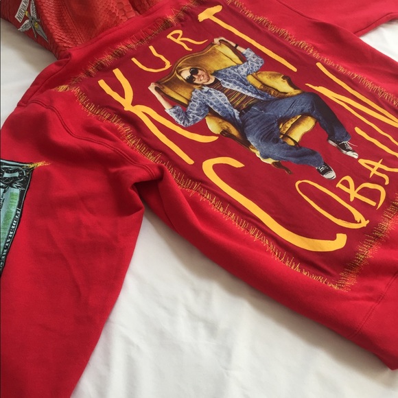 Kurt Cobain Nirvana Snakeskin Hoodie - Picture 3 of 16